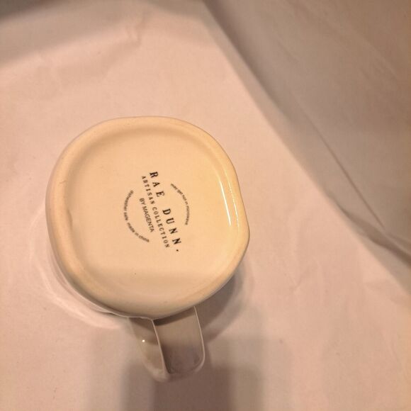 Rae Dunn Artisan Collection 16 oz. CHUG Dimpled Coffee Mug Cup by Magenta - Picture 5 of 7